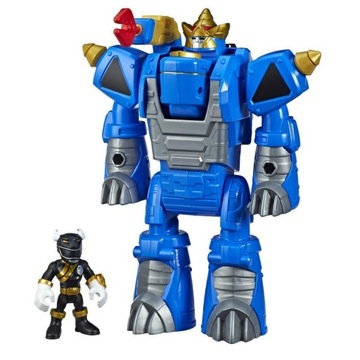 POWER RANGERS FIGURKA 2W1 CZARNY WOJONIK I ROBOT NOSOROŻEC RHINO ZORD E5882
