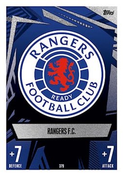 TOPPS_Атата матча УЕФА 2023/24_Лого_Рейнджерс ФК_379