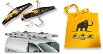 RHINO SafeClamp ZACISK DO DRABIN Z BLOKADĄ 2szt TORBA GRATIS