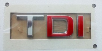 ХРОМИРОВАННАЯ НАДПИСЬ TDI НА ЗАДНЕЙ ДВЕРИ - SKODA YETI SUPERB