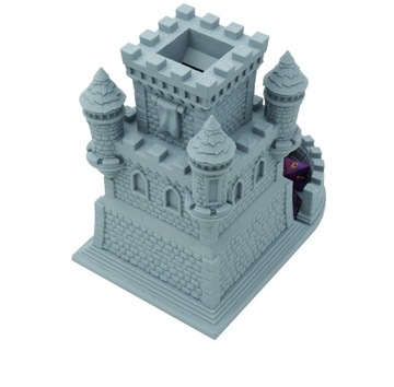 Башня для игры в кости бастиона защитника Светло-серый
