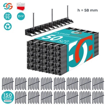 16x Kratka Drogowa Trawnikowa 50x50 + 64 kotwy