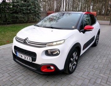 Citroen C3 III Hatchback 1.2 PureTech 82KM 2019 CITROEN C3 82 KM Led Panorama Android Auto Klimatronik Alu 17 Serwisowany, zdjęcie 3