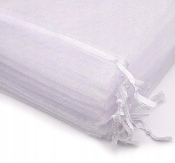 СУМКА ИЗ ОРГАНЗЫ СУМОЧКИ ДЛЯ ЮВЕЛИРНЫХ УКРАШЕНИЙ 100 ШТ.