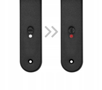 РУЧКА ДЛЯ ДВЕРИ 72 WC, ЧЕРНАЯ ГУБКА