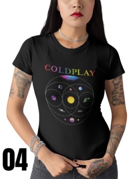 Женская футболка COLDPLAY WORLD TOUR 2022 M