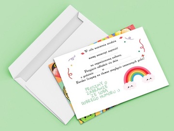 ZAPROSZENIE TOCA BOCA LIFE WORLD NA URODZINY DZIECKA + KOPERTA GRATIS