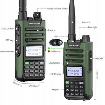 UV-13PRO Baofeng nowa wersja radia walkie-talkie