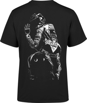 KOSZULKA MOTOCYKLOWA MĘSKA Z NADRUKIEM ROZMIAR XL T-SHIRT MĘSKI TSHIRT