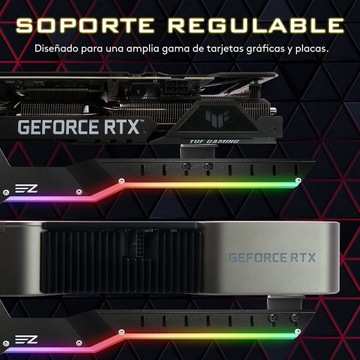 ДЕРЖАТЕЛЬ ВИДЕОКАРТЫ ARGB LED 5V 3PIN GEFORCE