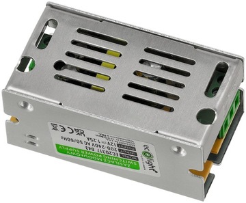 Блок питания SLIM LED 15W 12V IP20 220-240V AC IP20 для светодиодной ленты