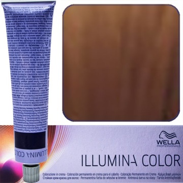 WELLA ILLUMINA COLOR farba do włosów 7/35 Złoto Fioletowy Blond