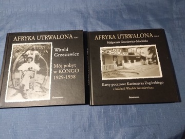 AFRYKA UTRWALONA TOM I- II ALBUM Grzesiewicz Sałacińska stan bdb