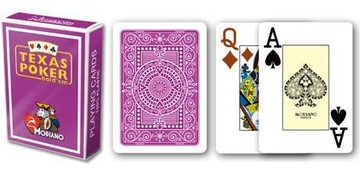 KARTY DO GRY 100% PLASTIK MODIANO JUMBO POKER