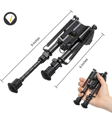 12-22CM PICATINNY BIPOD Z ADAPTER DLA KARABINKA