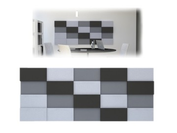 ZESTAW panele akustyczne dekoracyjne ścienne APAMA DECOR kolory