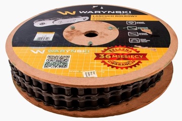ŁAŃCUCH ROLKOWY 12B-2 R2 3/4 5 M WARYŃSKI + OGNIWO