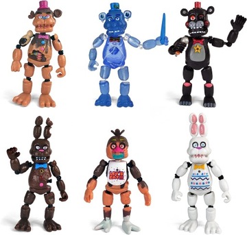 ZESTAW FIGUREK FIVE NIGHTS AT FREDDY'S FNAF 4 SZT
