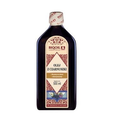 BIOOIL Olej z CZARNUSZKI tłoczony na zimno 500ml