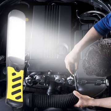 ЛАМПА ДЛЯ МАСТЕРСКОЙ СВЕТОДИОДНЫЙ ФАКЕЛ КРЮК МАГНИТНЫЙ КАБЕЛЬ