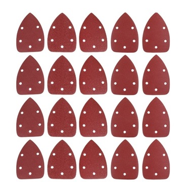 NARZĘDZIE OSCYLACYJNE PODKŁADKA SZLIFIERSKA PAPIER ŚCIERNY 25 SZT