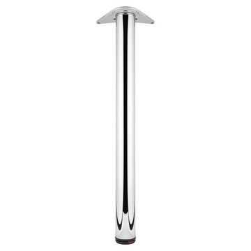 NOGA MEBLOWA DO STOŁU BLATU CHROM H-710 MM FI-60
