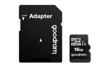 GOODRAM 16 ГБ micro SD HC Class 10 UHS-1+a 100 МБ/с