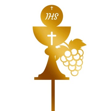 Topper Toper komunijny- złoty TKZ-11