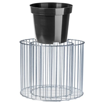 DONICA GABIONOWA OGRODOWA ZE STALI 39CM OCYNKOWANA GABION DO OGRODU STALOWY