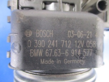 BMW 3 E46 FL MOTOR STĚRAČE PŘEDNÍ BOSCH 4PIN
