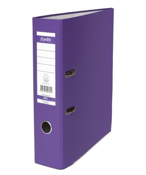 Segregator BANTEX A4/80mm XXL fioletowy z szyną 10