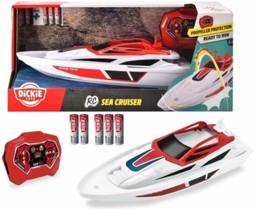 ŁÓDKA ZDALNIE STEROWANA ŁÓDŹ JACHT CRUISER 34 CM PREZENT DLA 6 7 8 LATKA