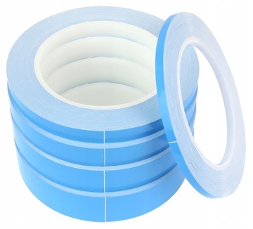 TAŚMA TERMOPRZEWODZĄCA DWUSTRONNA KLEJĄCA LED SAMOPRZYLEPNA 1W/mK 10mm 20m
