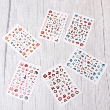 Праздничные наклейки для дизайна ногтей для женщин