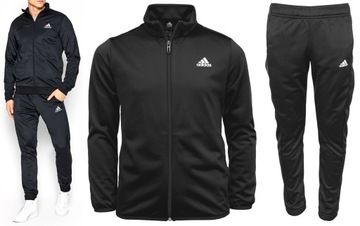 КОМПЛЕКТ МУЖСКОГО СПОРТИВНОГО КОСТЮМА ADIDAS СПОРТИВНЫЕ КОСТЮМЫ ЧЕРНЫЙ РАЗМЕР M