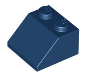 LEGO DACHÓWKA GRANATOWA 2X2 NR 3039 - ZA 4 SZT