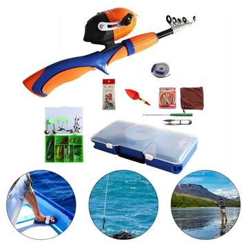 Детская удочка Travelling Orange рыболовный набор