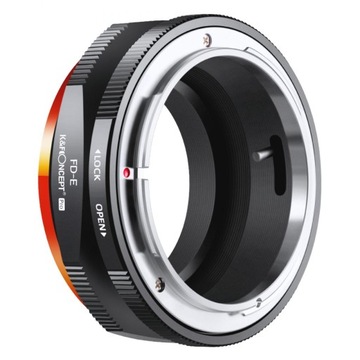 Adapter Canon FD na NEX E-mount Sony PRO przejściówka K&F Concept