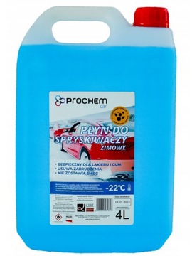 ZIMOWY Płyn do spryskiwaczy -22 °C 4L