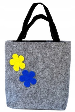 Filcowa TORBA na ramię shopper A4 RÓŻNE WZORY