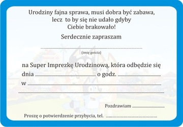 Приглашения на детский день рождения Bluey