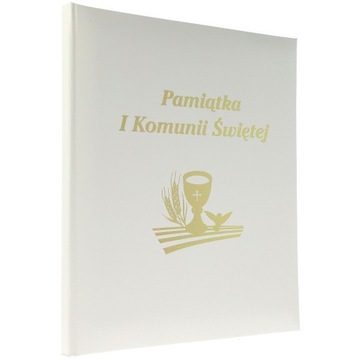 ALBUM DO WKLEJANIA ZDJĘĆ 10x15 13x18 15x21 10 KART PIERWSZA KOMUNIA