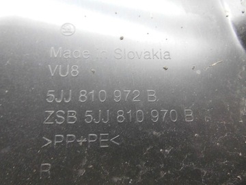 PODBĚH 5JJ810972B SKODA RAPID SPACEBACK PRAVÉ ZADNÍ ORIGINÁLNÍ