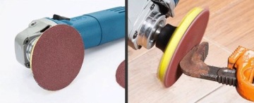 ШЛИФОВАЛЬНАЯ БУМАГА НА ВЕЛКРО ДИСК 125 ММ P40 ДЛЯ ШЛИФОВАЛЬНОЙ МАШИНЫ, САМОКЛЕЙКАЯ