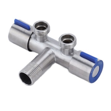 ДВОЙНОЙ КЛАПАН НЕРЖАВЕЮЩАЯ СТАЛЬ G1/2