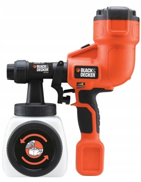 Краскопульт 400Вт 1200мл HVLP200 блок Black&Decker