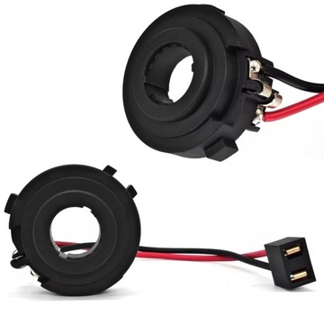 Adapter do żarówek LED H7 z kołnierzem, VW Golf, Jetta, Touran, Sharan, Sci