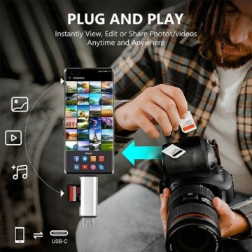 Устройство чтения карт памяти 5in1 TF SD Type C USB 3.0 OTG