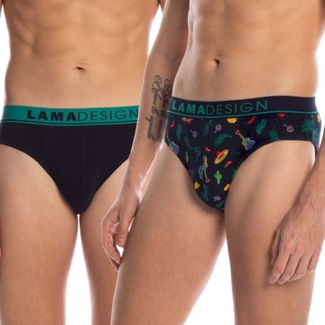 2-Pak SLIPY MĘSKIE BAWEŁNIANE Lama 11003 MEXICO XL