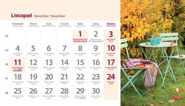 Календарь настольный на 2024 год ФОТО 19,5х11см САДЫ